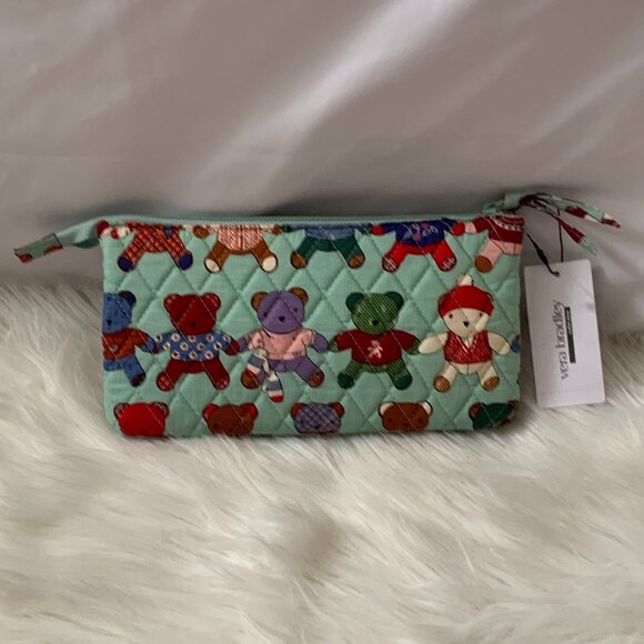 VERA BRADLEY Toasty Teddies Essential Clutch & Wristlet SET (2 PIECES SET) - Picture 6 of 7